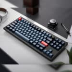 Keychron V3 Max QMK/VIA 80% Wireless Custom Mechanical Keyboard (Red Switch) – Carbon Black - Image 3