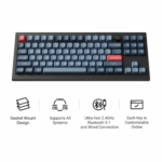 Keychron V3 Max QMK/VIA 80% Wireless Custom Mechanical Keyboard (Brown Switch) – Carbon Black - Image 2