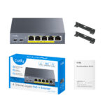Cudy 4 Port Gigabit PoE 1x PoE Input 60W Switch - Image 2