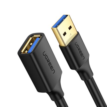 UGREEN USB 3.0 Extension Cable – Male to Female, 5Gbps Data Transfer – 3m
